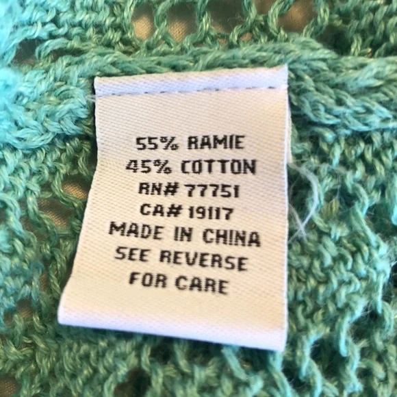 Betsey Johnson Teal Cardigan Sweater